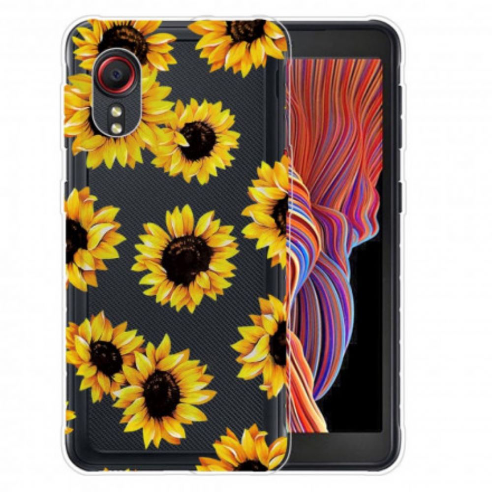 Hoesje voor Samsung Galaxy XCover 5 Zonnebloemen