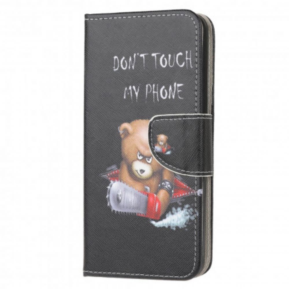 Leren Hoesje voor Samsung Galaxy XCover 5 Gevaarlijke Beer