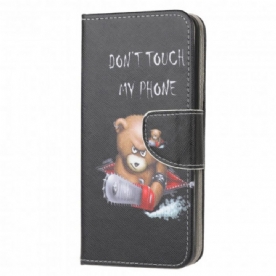 Leren Hoesje voor Samsung Galaxy XCover 5 Gevaarlijke Beer