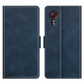 Leren Hoesje voor Samsung Galaxy XCover 5 Kunstleer Ontwerp