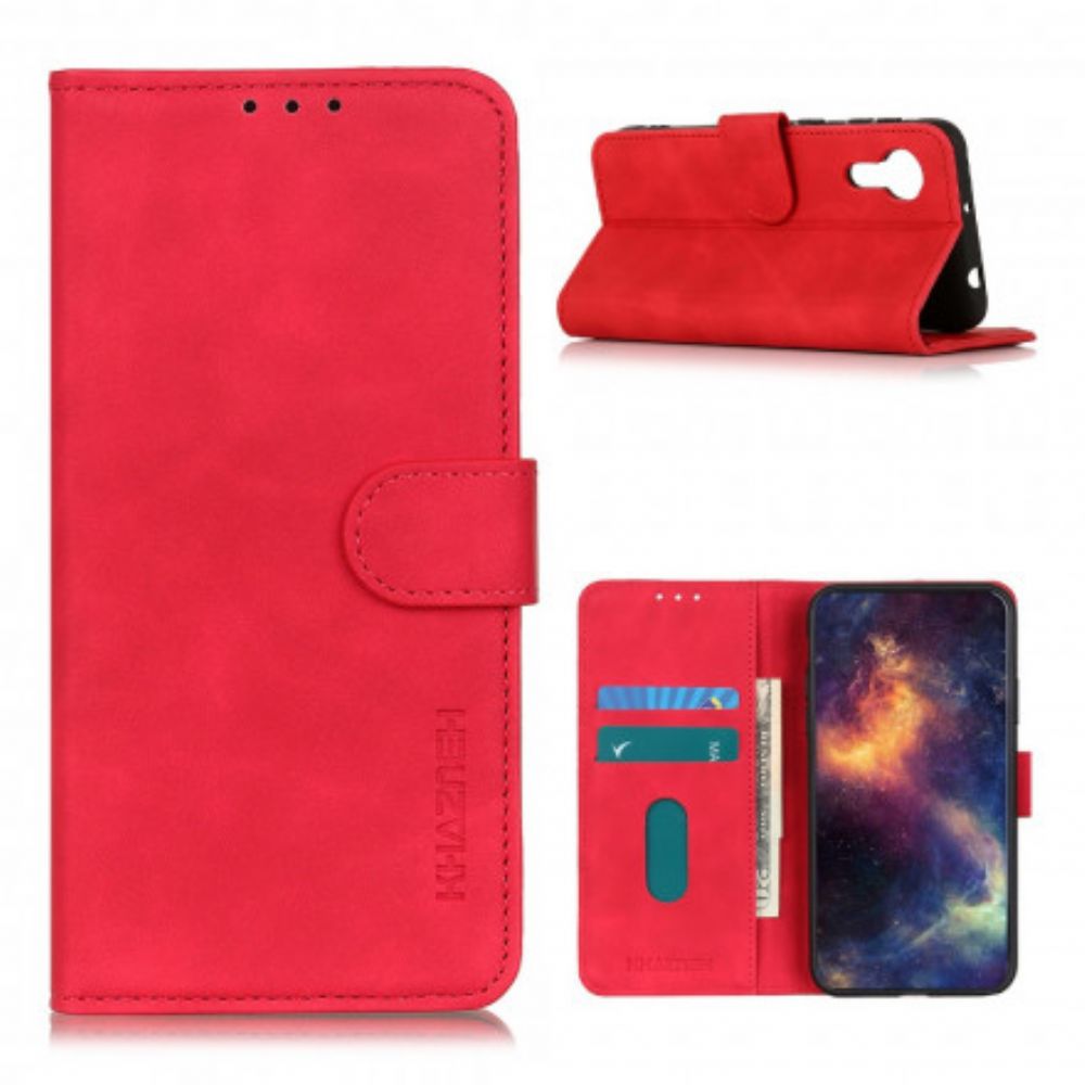 Leren Hoesje voor Samsung Galaxy XCover 5 Vintage Leereffect Khazneh