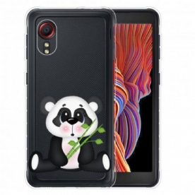 Telefoonhoesje voor Samsung Galaxy XCover 5 Transparante Trieste Panda