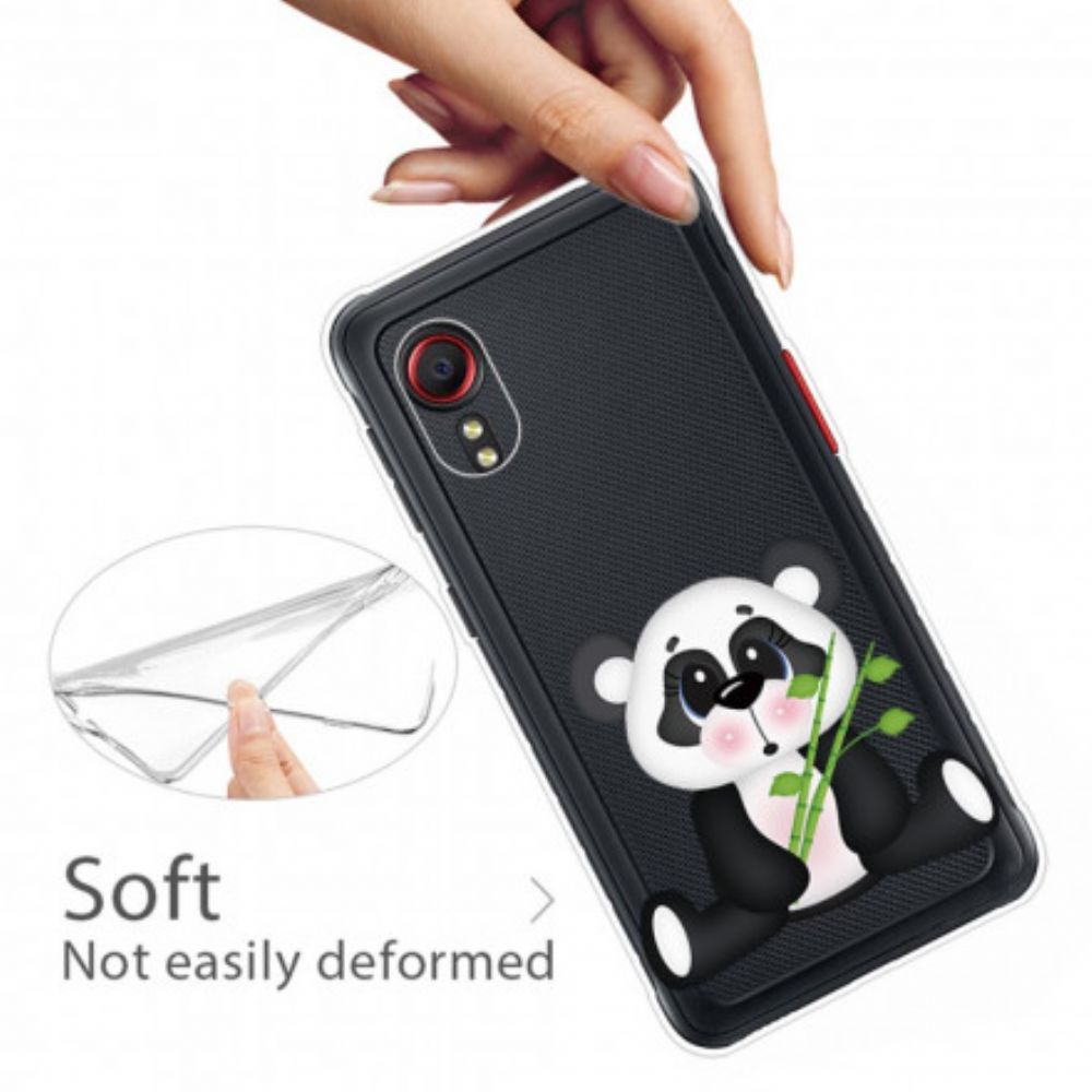 Telefoonhoesje voor Samsung Galaxy XCover 5 Transparante Trieste Panda