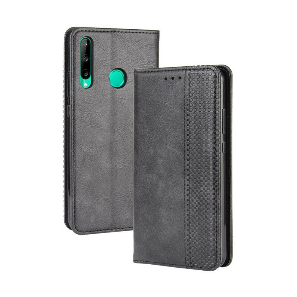 Bescherming Hoesje voor Huawei P40 Lite E / Huawei Y7p Folio-hoesje Gestyled Vintage Leereffect