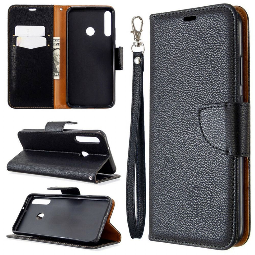 Flip Case voor Huawei P40 Lite E / Huawei Y7p Folio-hoesje Litchi Flap Schuin