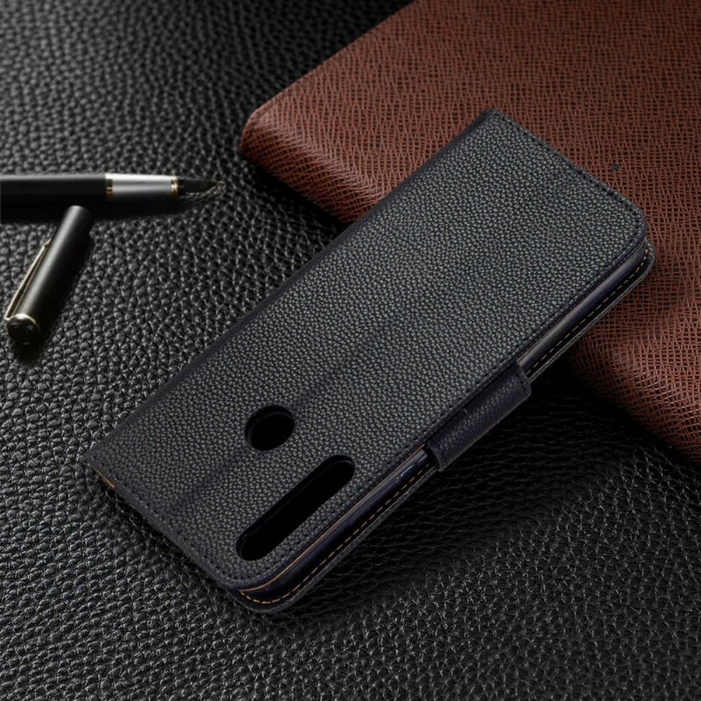 Flip Case voor Huawei P40 Lite E / Huawei Y7p Folio-hoesje Litchi Flap Schuin