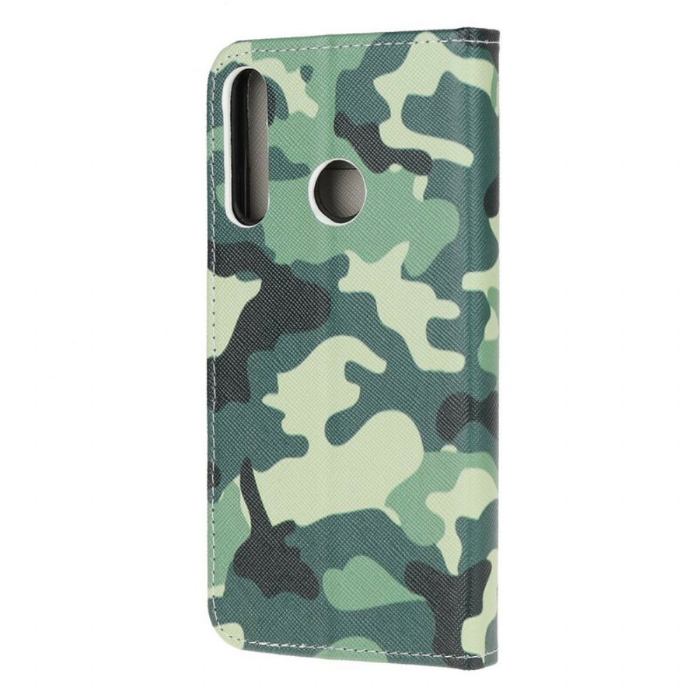 Flip Case voor Huawei P40 Lite E / Huawei Y7p Militaire Camouflage