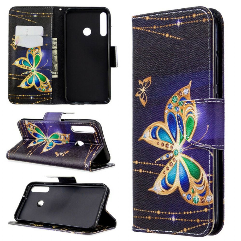 Flip Case voor Huawei P40 Lite E / Huawei Y7p Vlinders Koningen