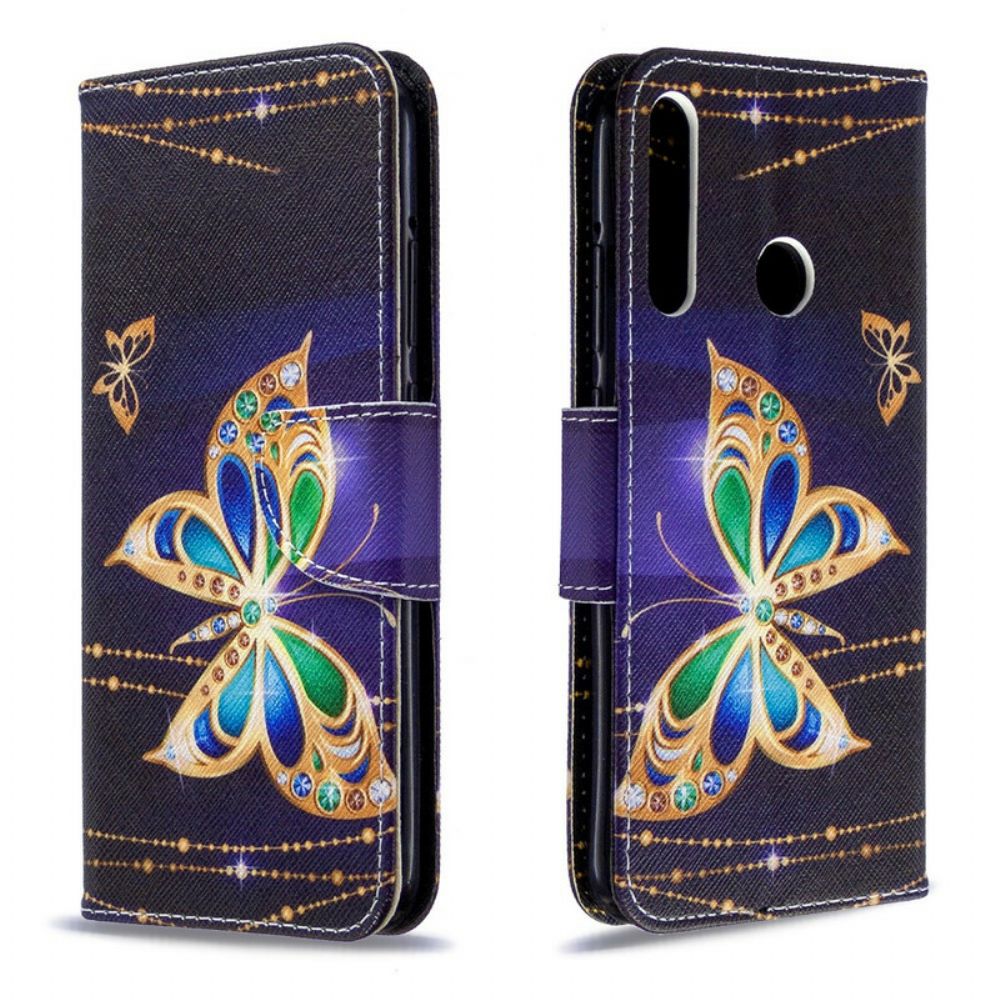 Flip Case voor Huawei P40 Lite E / Huawei Y7p Vlinders Koningen