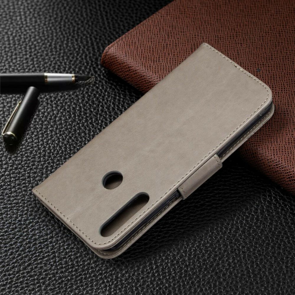 Folio-hoesje voor Huawei P40 Lite E / Huawei Y7p Flip Case Vlinders En Schuine Klep