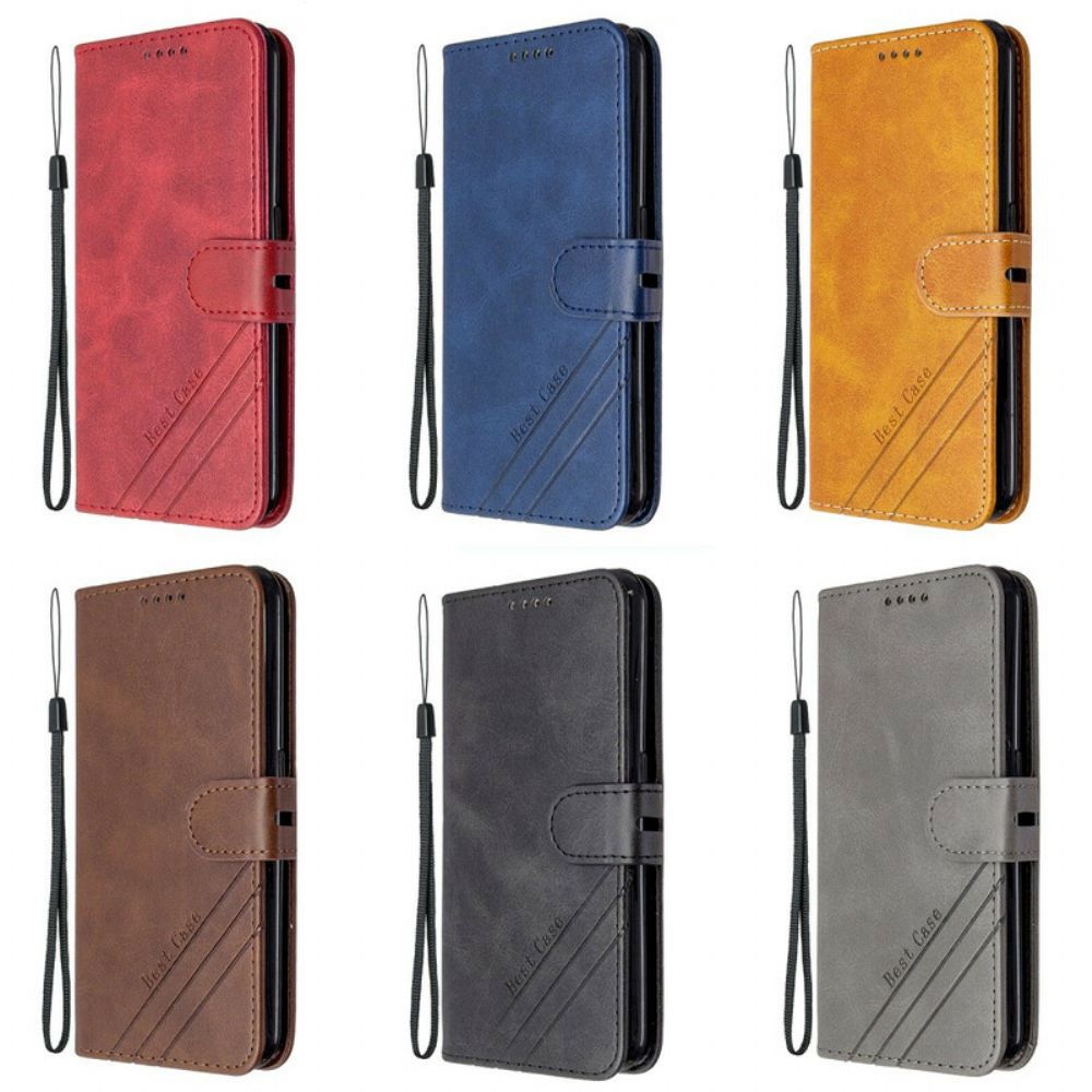 Folio-hoesje voor Huawei P40 Lite E / Huawei Y7p Kunstleer Beste Case