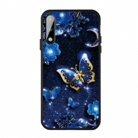 Hoesje voor Huawei P40 Lite E / Huawei Y7p Gouden Vlinder