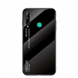 Hoesje voor Huawei P40 Lite E / Huawei Y7p Hallo Gehard Glas