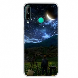 Hoesje voor Huawei P40 Lite E / Huawei Y7p Schilder In De Nacht