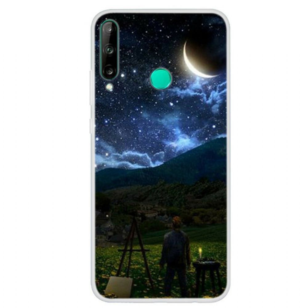 Hoesje voor Huawei P40 Lite E / Huawei Y7p Schilder In De Nacht