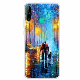 Telefoonhoesje voor Huawei P40 Lite E / Huawei Y7p Familiewandeling