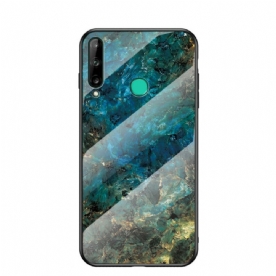 Telefoonhoesje voor Huawei P40 Lite E / Huawei Y7p Premium Kleuren Gehard Glas