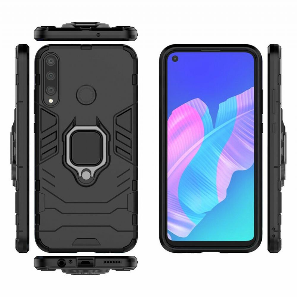 Telefoonhoesje voor Huawei P40 Lite E / Huawei Y7p Resistente Ring