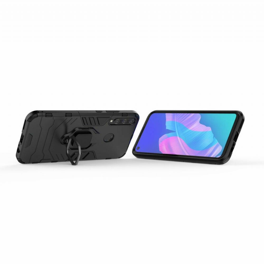 Telefoonhoesje voor Huawei P40 Lite E / Huawei Y7p Resistente Ring