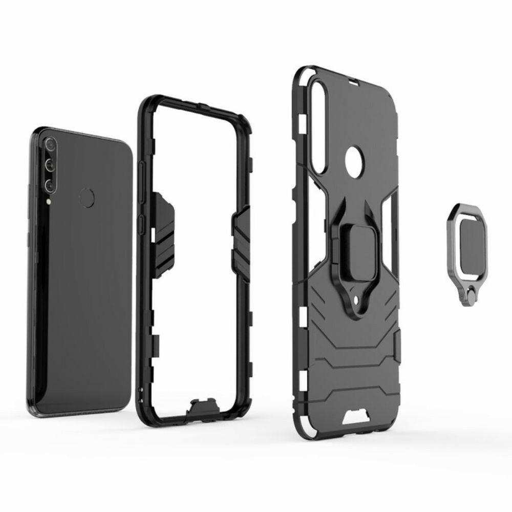 Telefoonhoesje voor Huawei P40 Lite E / Huawei Y7p Resistente Ring