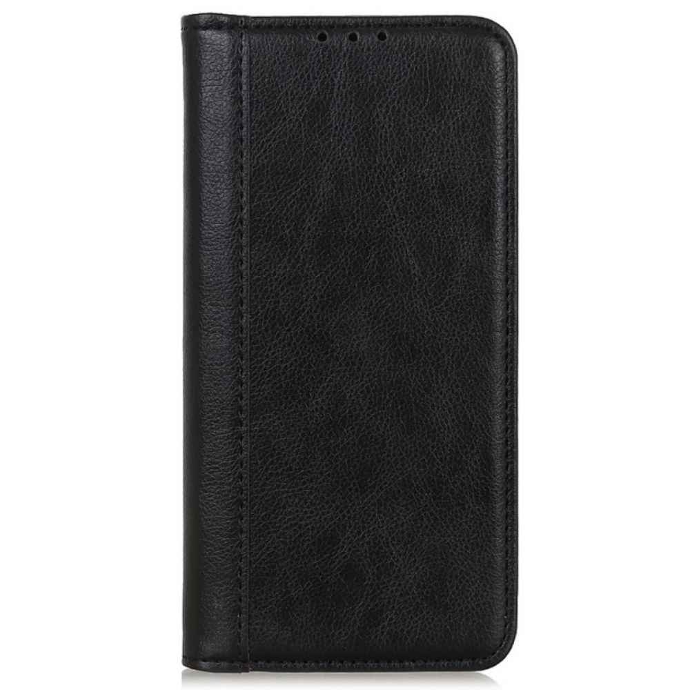 Bescherming Hoesje voor Sony Xperia Pro-I Folio-hoesje Elegance Split Litchi Leer