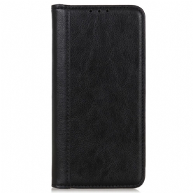 Bescherming Hoesje voor Sony Xperia Pro-I Folio-hoesje Elegance Split Litchi Leer