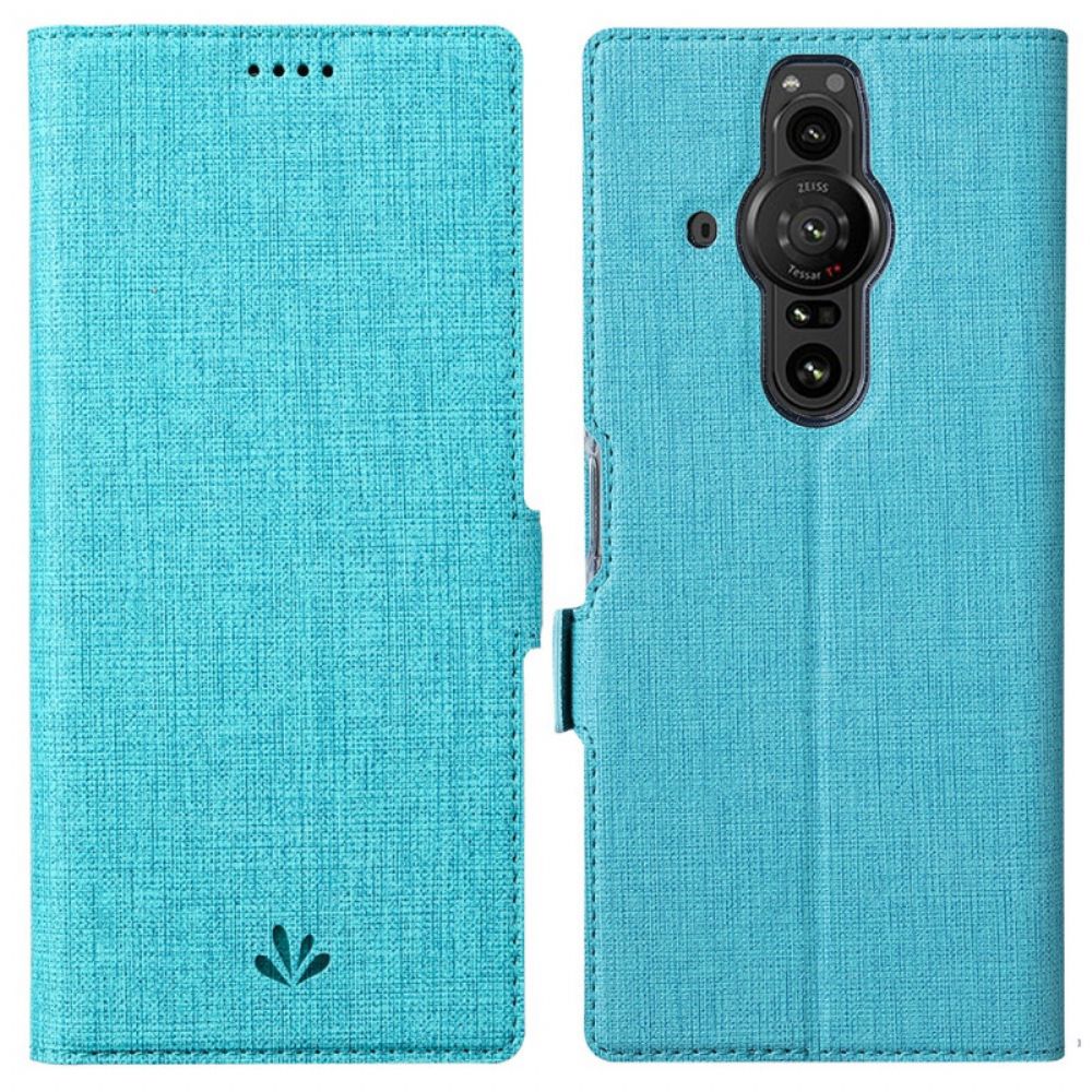 Flip Case voor Sony Xperia Pro-I Vili Dmx Getextureerd