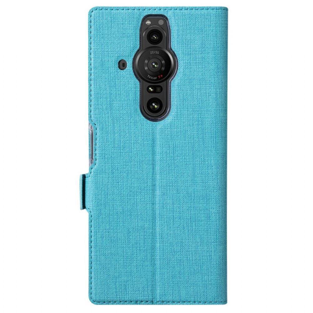 Flip Case voor Sony Xperia Pro-I Vili Dmx Getextureerd