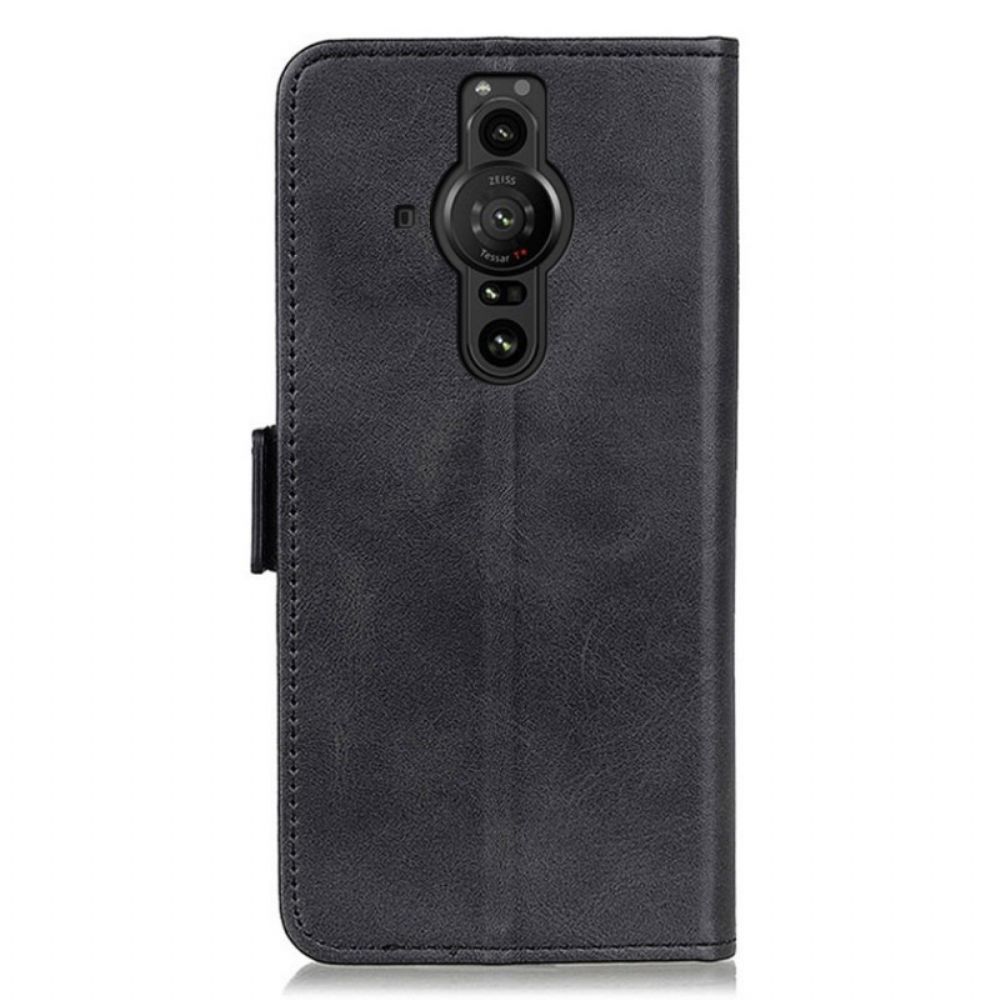 Folio-hoesje voor Sony Xperia Pro-I Flip Case Dubbele Klep