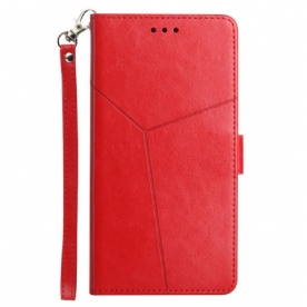 Folio-hoesje voor Sony Xperia Pro-I Geo Y Design Lederen Stijl