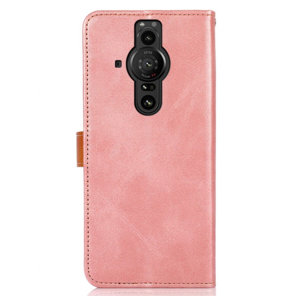 Folio-hoesje voor Sony Xperia Pro-I Met Khazneh-band