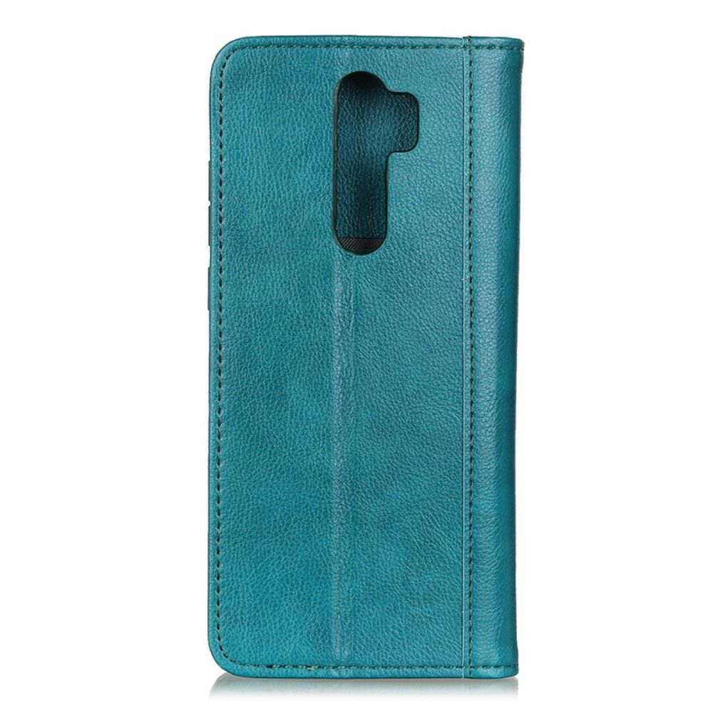 Bescherming Hoesje voor Xiaomi Redmi 9 Folio-hoesje Gesplitste Litchi-lederen Versie