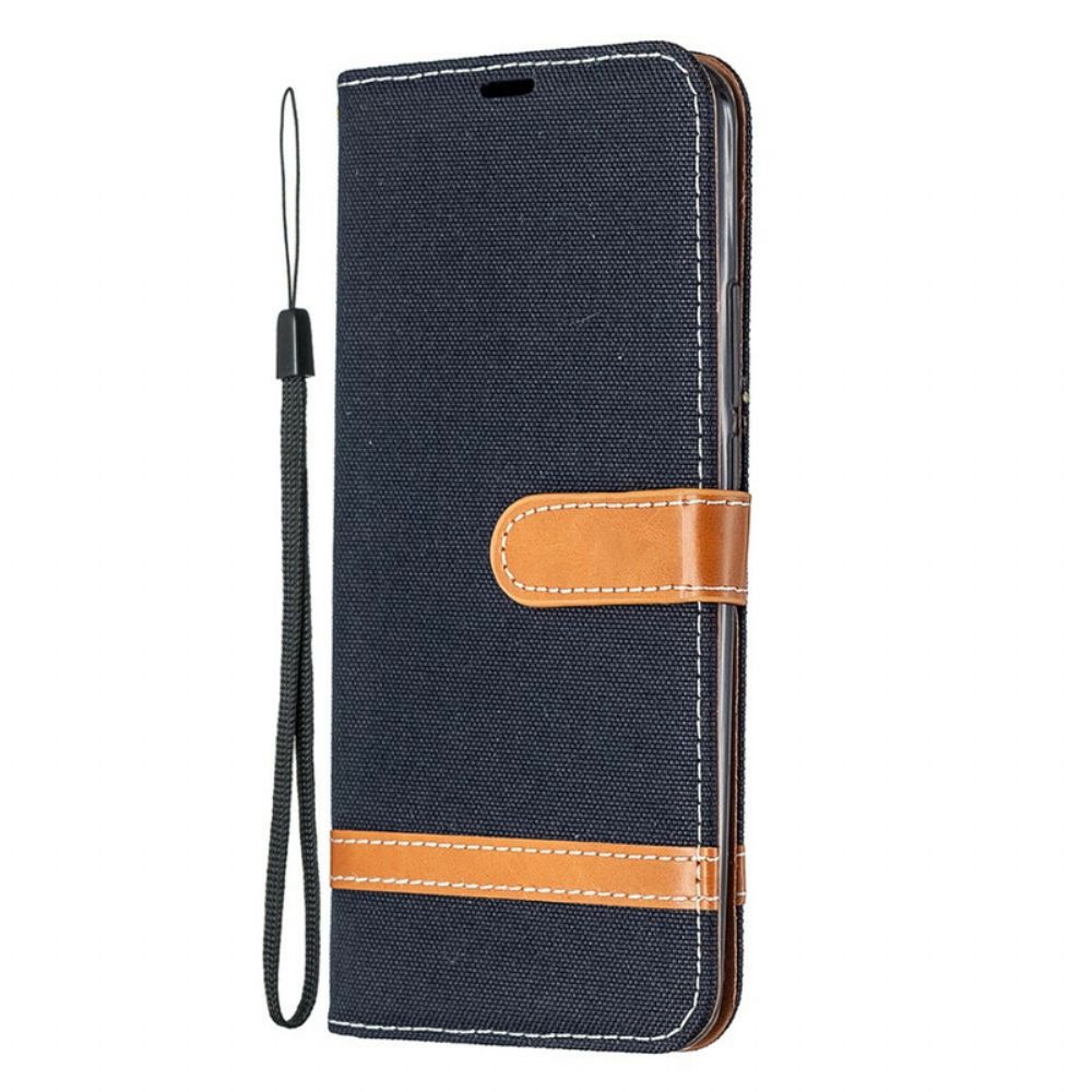 Flip Case voor Xiaomi Redmi 9 Met Ketting Band Met Stof En Leereffect