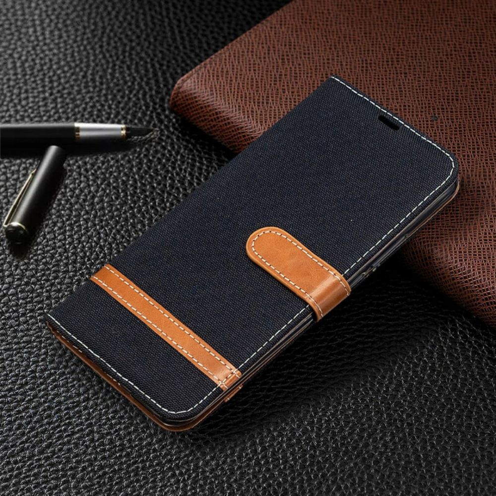 Flip Case voor Xiaomi Redmi 9 Met Ketting Band Met Stof En Leereffect