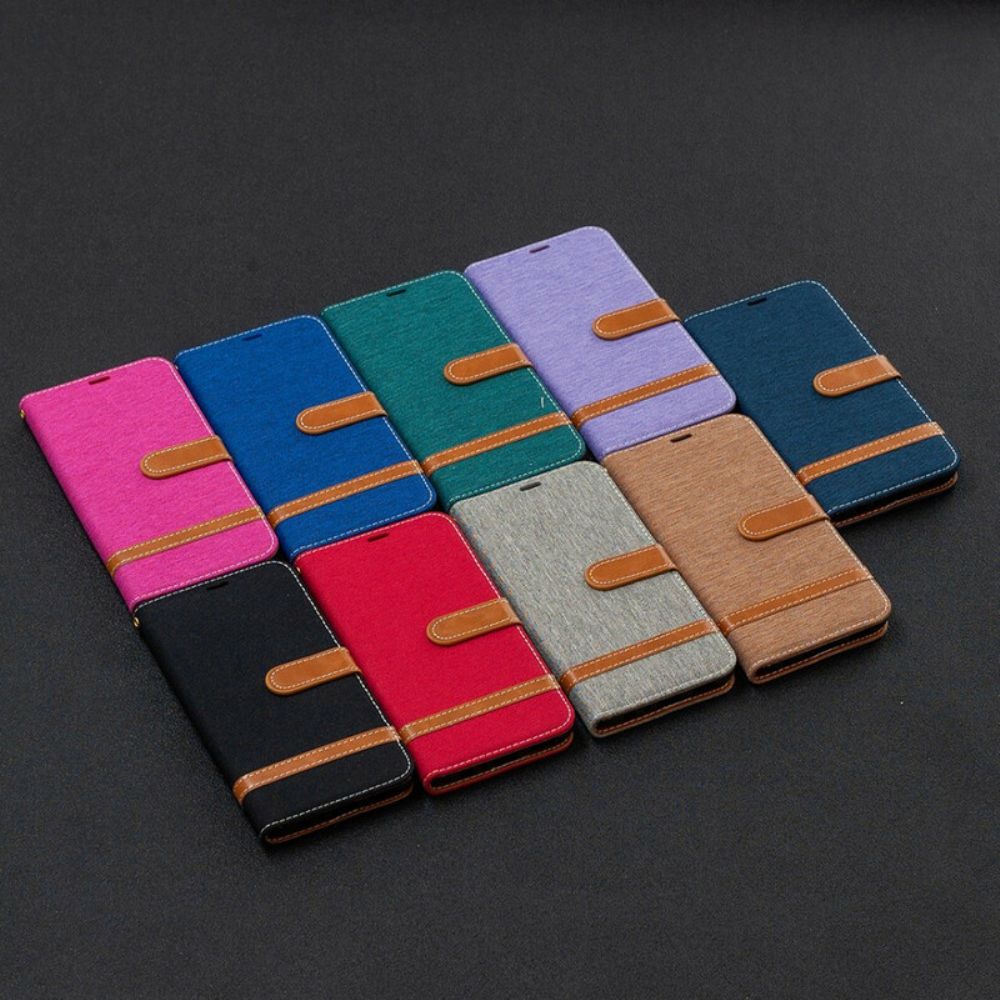 Flip Case voor Xiaomi Redmi 9 Met Ketting Band Met Stof En Leereffect