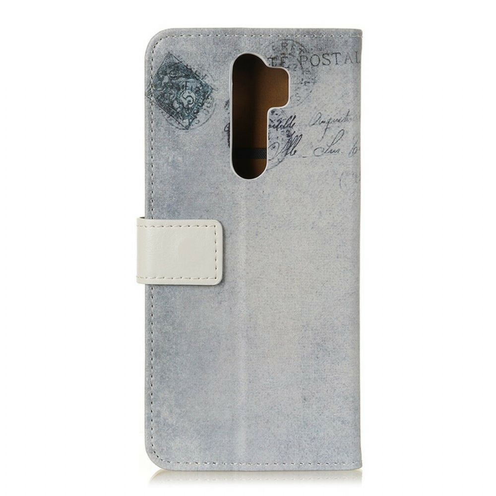 Flip Case voor Xiaomi Redmi 9 Reizende Kat