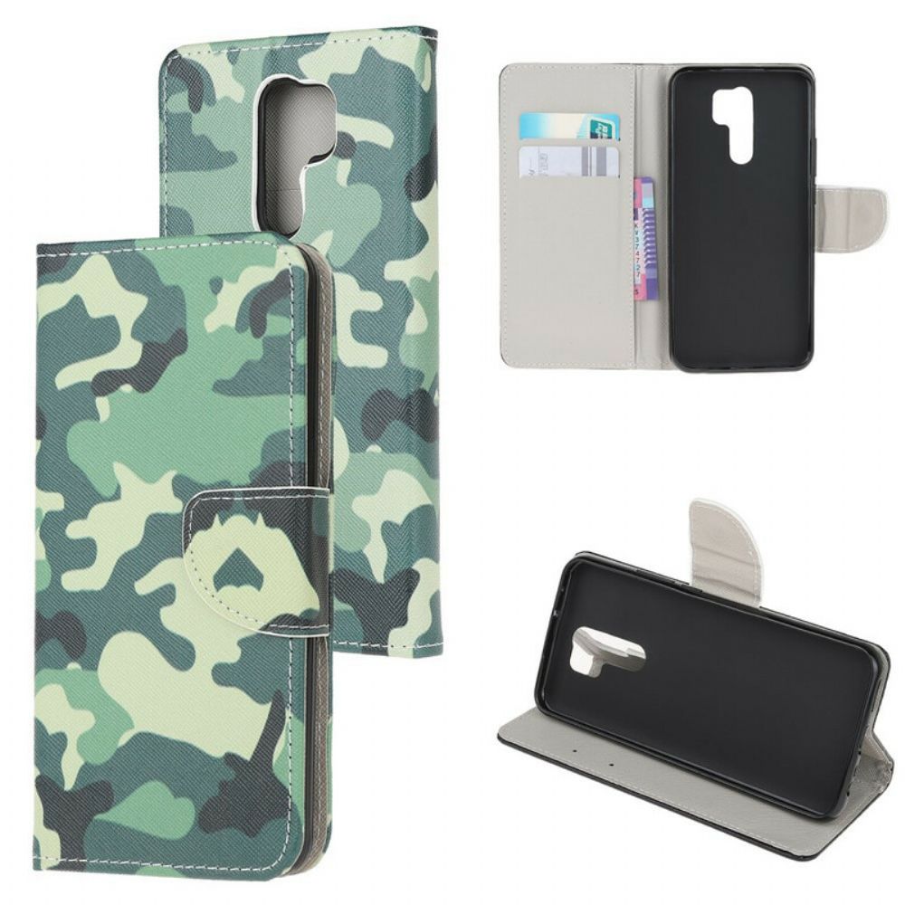 Folio-hoesje voor Xiaomi Redmi 9 Camouflage