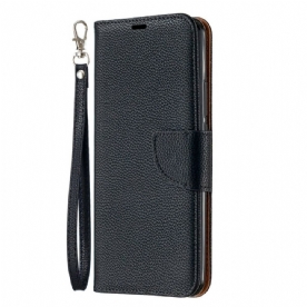 Folio-hoesje voor Xiaomi Redmi 9 Flip Case Litchi Flap Schuin