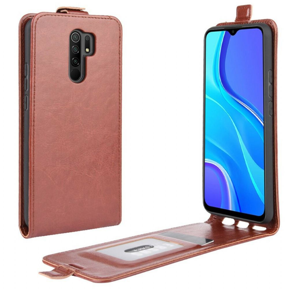 Folio-hoesje voor Xiaomi Redmi 9 Flip Case Opvouwbaar Leereffect