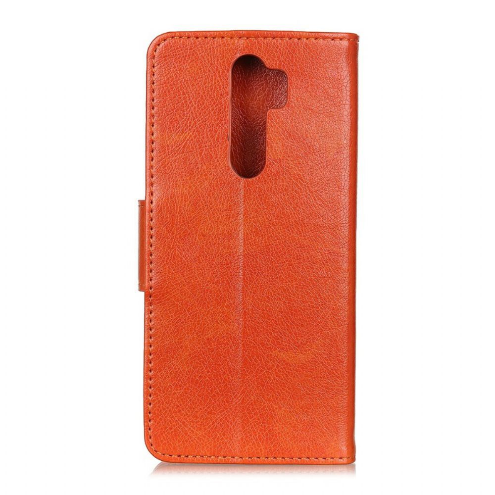 Folio-hoesje voor Xiaomi Redmi 9 Gespleten Nappaleer