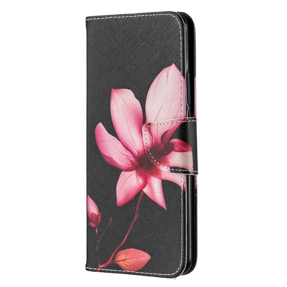 Folio-hoesje voor Xiaomi Redmi 9 Roze Bloem