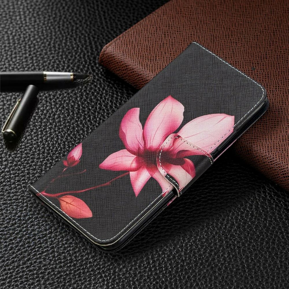 Folio-hoesje voor Xiaomi Redmi 9 Roze Bloem