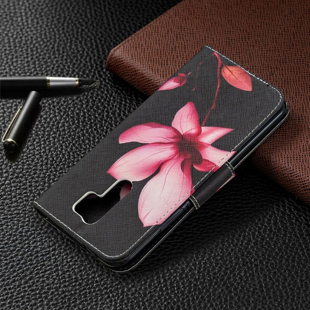 Folio-hoesje voor Xiaomi Redmi 9 Roze Bloem