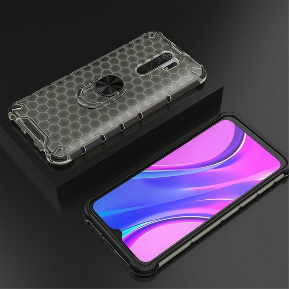 Hoesje voor Xiaomi Redmi 9 Honingraat- En Ringstijl