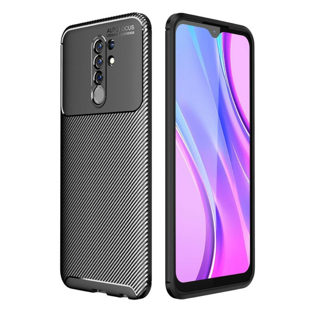 Hoesje voor Xiaomi Redmi 9 Koolstofvezelslang