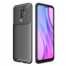 Hoesje voor Xiaomi Redmi 9 Koolstofvezelslang