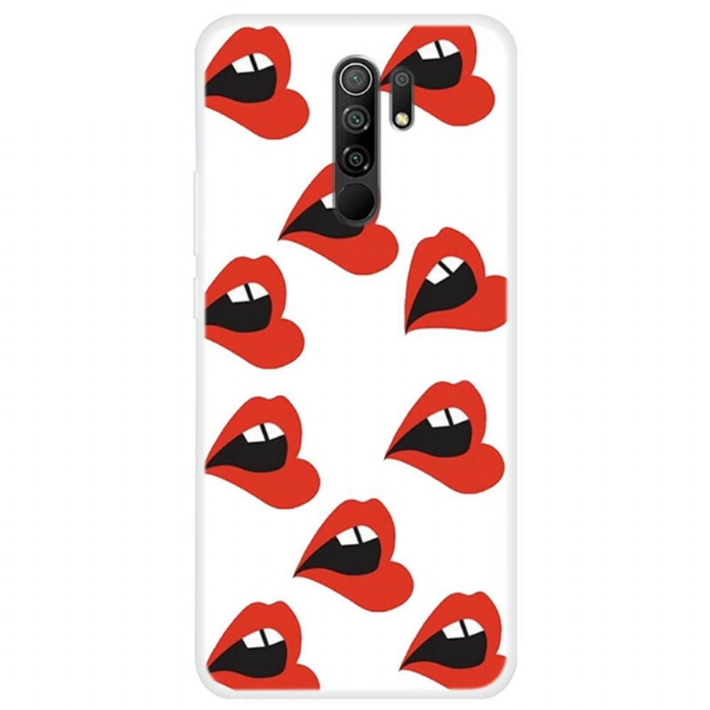 Hoesje voor Xiaomi Redmi 9 Opvullende Lippen