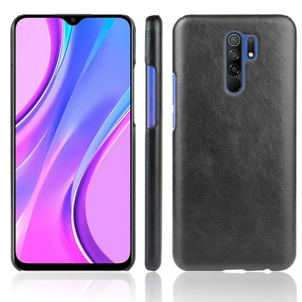 Hoesje voor Xiaomi Redmi 9 Performance Leereffect