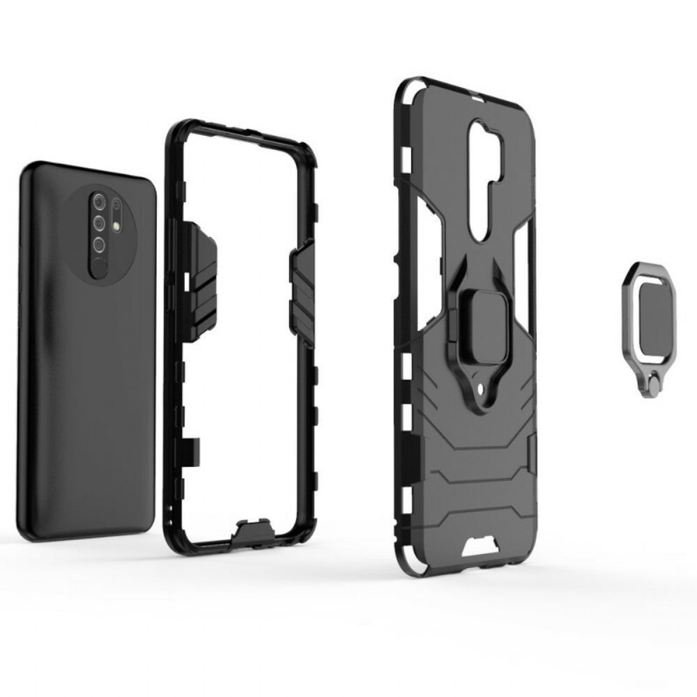 Hoesje voor Xiaomi Redmi 9 Resistente Ring