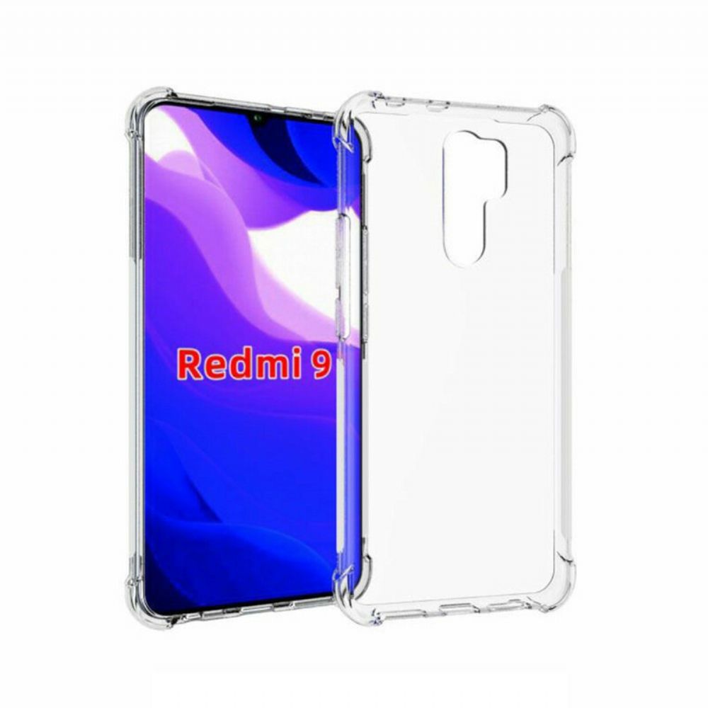 Hoesje voor Xiaomi Redmi 9 Transparante Versterkte Hoeken